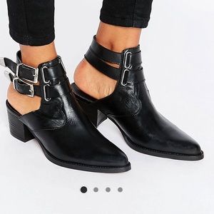 ASOS Rambler Leather Western Boot